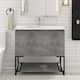 Option Charcoal Gray with White Top