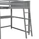 preview thumbnail 28 of 50, Full Loft Bed with Desk, Drawers & Guardrails - Study & Storage Solution