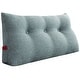 preview thumbnail 11 of 30, WOWMAX Bed Rest Wedge Pillow Bolster Reading TV Daybed Back Support Twin