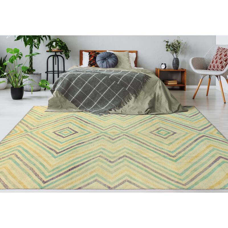 Balochi Zia Ivory/Grey Rug - 8'8" x 11'6"