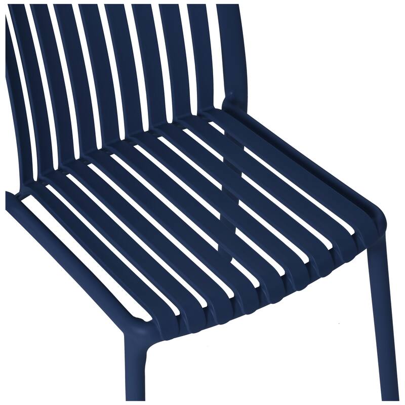 Frond and Form Outdoor Stacking Dining Side Chair (Set of 2)