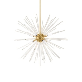 Livex Lighting Utopia 8 Light 34" Wide Crystal Sputnik Chandelier - Bed ...