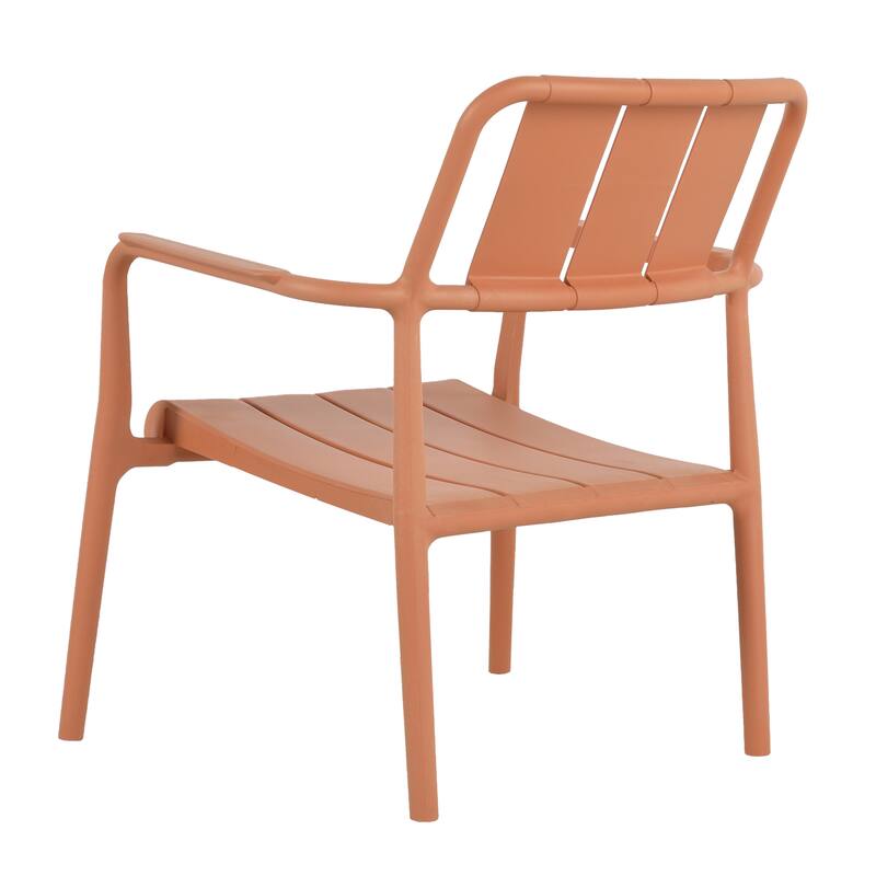 Patio Bistro Set with 2 Chairs & 1 Coffee Table, Easy Assembly, 3 pcs