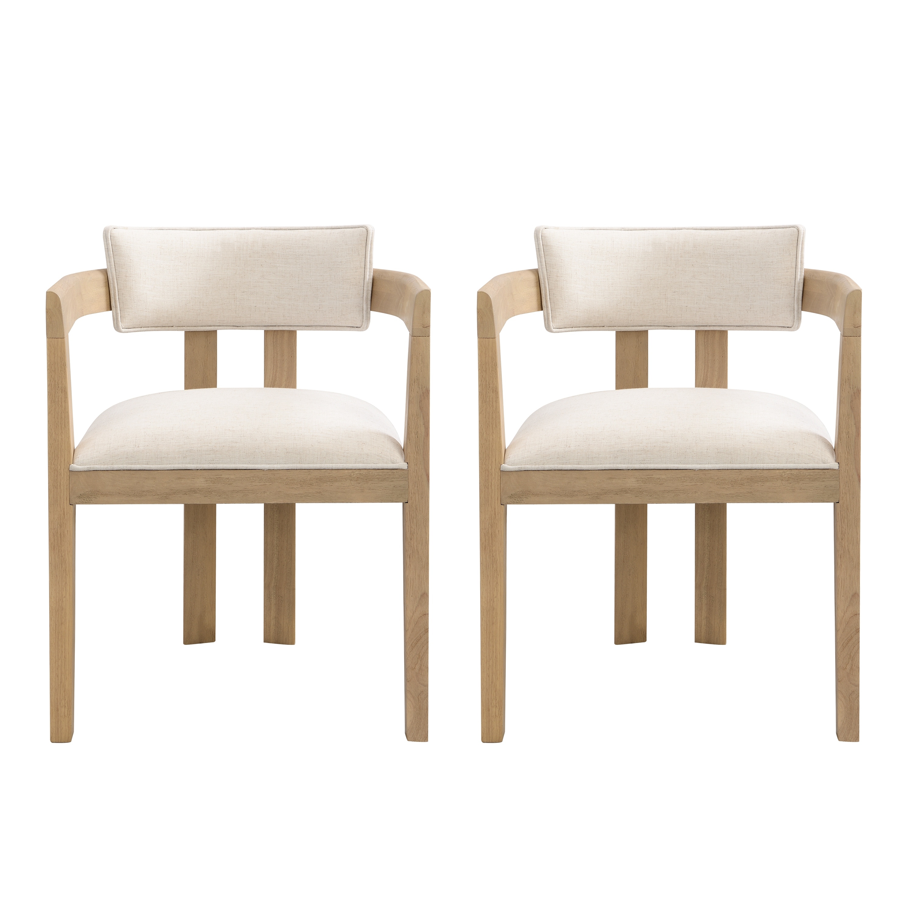 Conrad Sophisticated Modern Dining Chair With Armrest by Christopher Knight Home