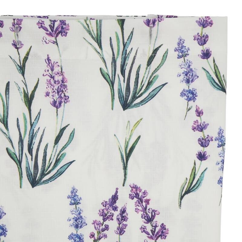 Lavender Design Shower Curtain