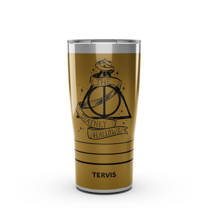Tervis Traveler Harry Potter Deathly Hallows Triple Walled Insulated Travel Tumbler, Stainless Steel - 20oz