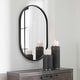 preview thumbnail 7 of 5, Uttermost Varina 32" x 20" Oval Sleek Vanity Bathroom Wall Mirror