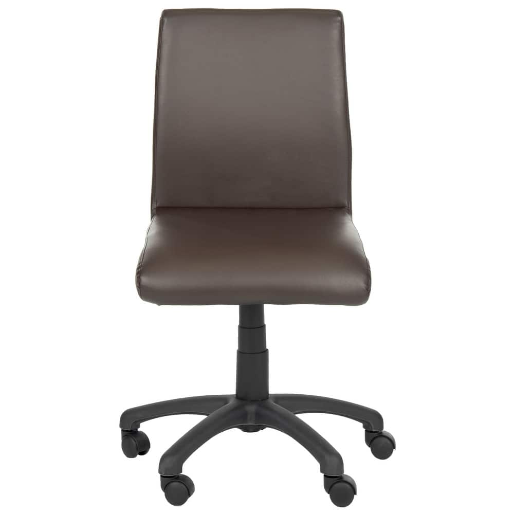 SAFAVIEH Marcie Brown Desk Chair - 18.1" x 22.4" x 32.5" - 18Wx22Dx33H