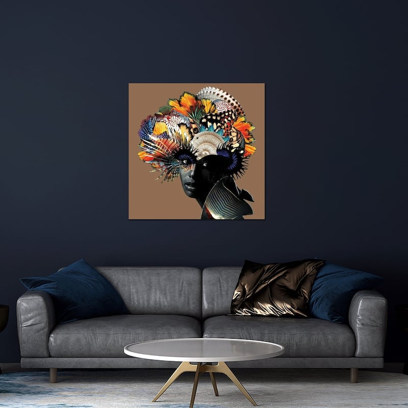 Masquerade Print On Acrylic Glass by Lolita Lorenzo