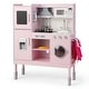 preview thumbnail 1 of 6, Pretend Play Kitchen for Kids with 16 Pieces Accessories-Pink - 32.5" x 11.5" x 40.5"