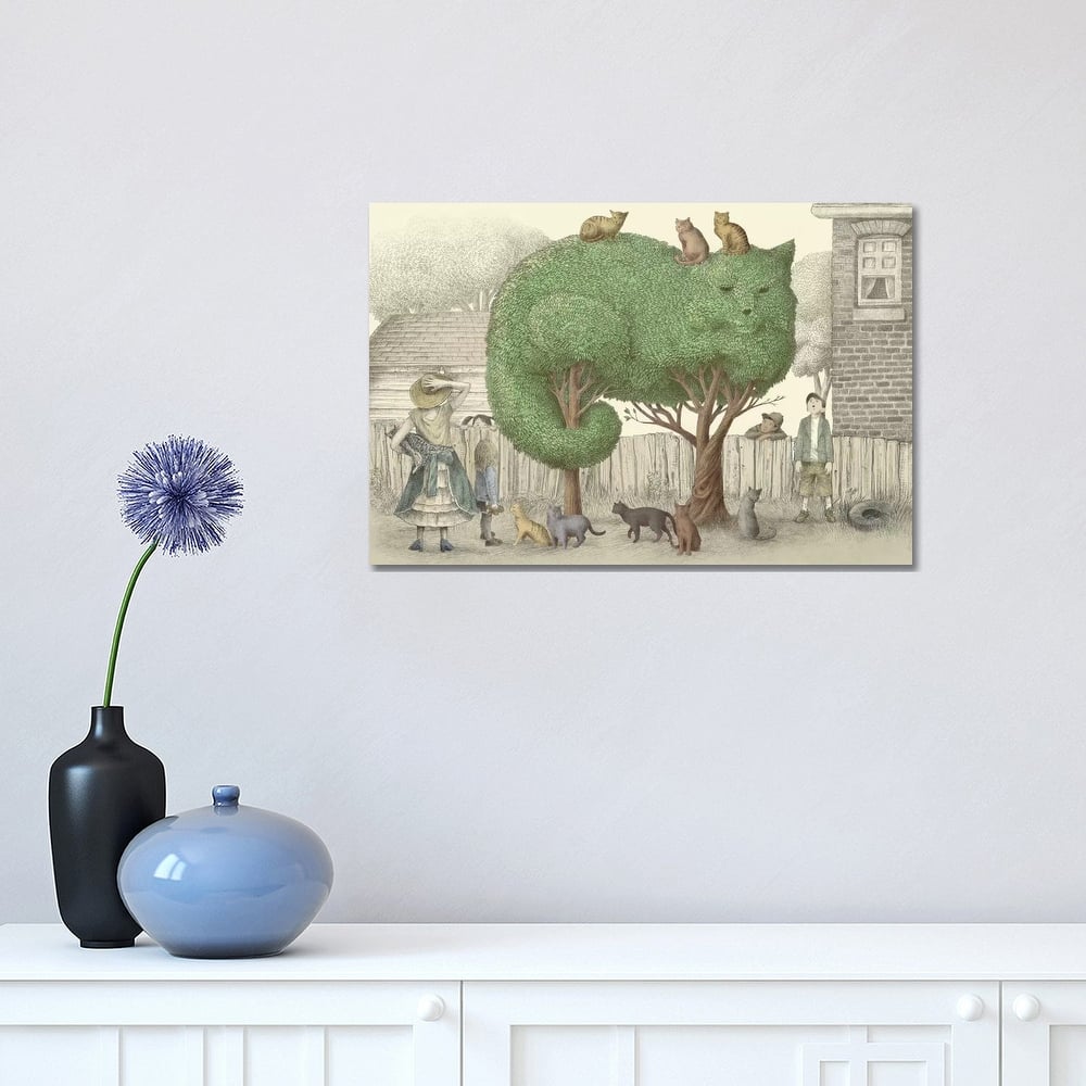 iCanvas "The Cat Tree" by Eric Fan Canvas Print