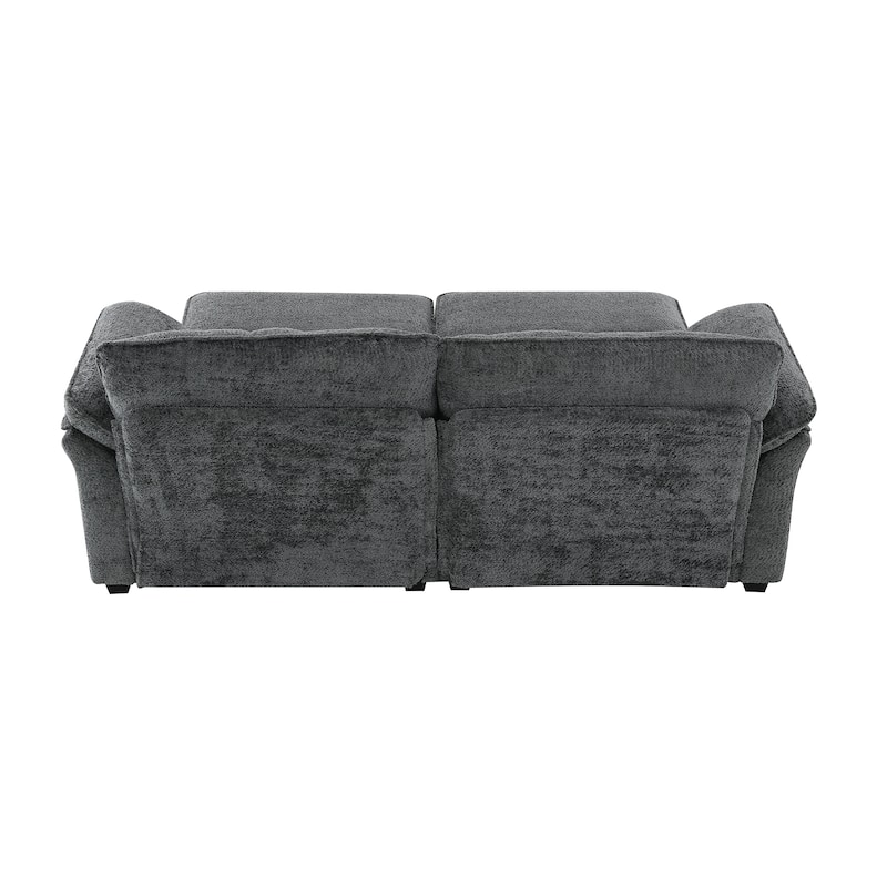 81'' Convertible 4-Seat Modular Sectional Sofa with Loveseat and Ottoman, Versatile Design for Living Room or Office