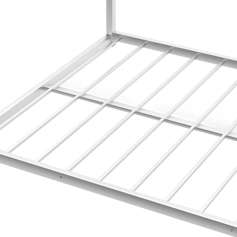 Metal Bunk Bed with Ladder