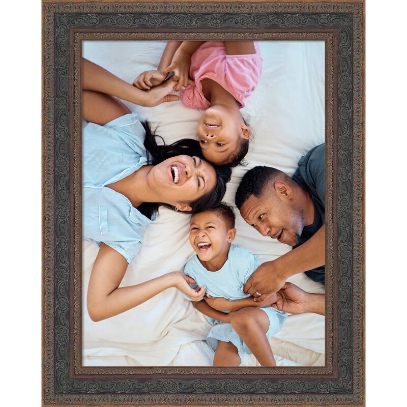 Attic Aged Picture Frame, Photo Frame - 18x24 - Attic Aged Bronze