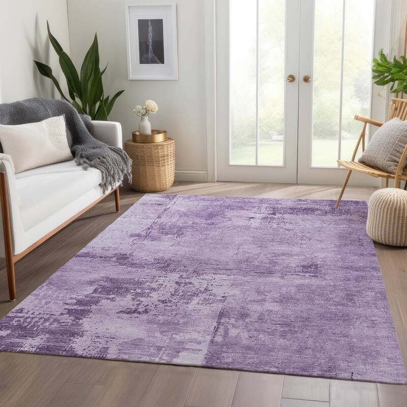 Premium Washable Super Soft Casual Abstract Mayfield Rug