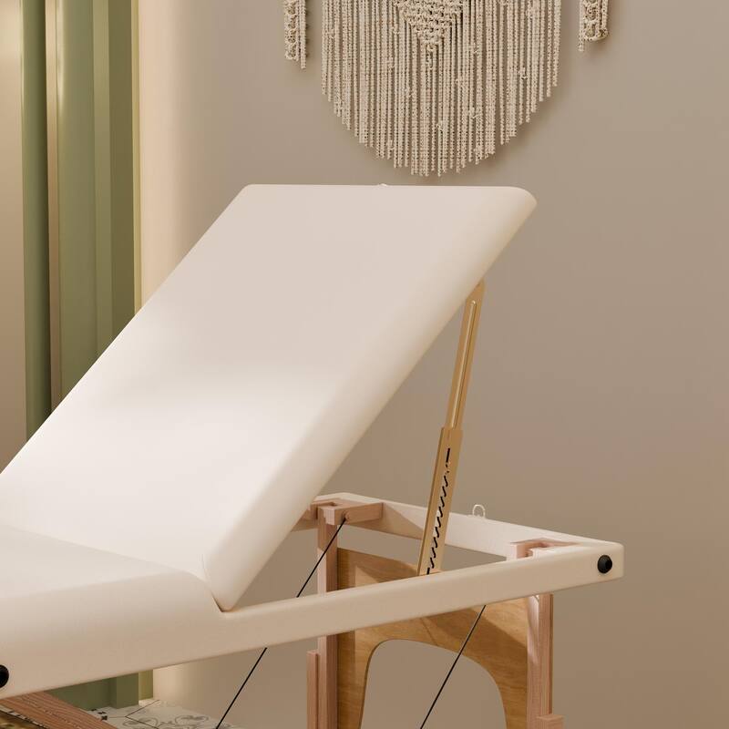 Portable Massage Table Foldable Spa Lash Bed with Adjustable Headrest