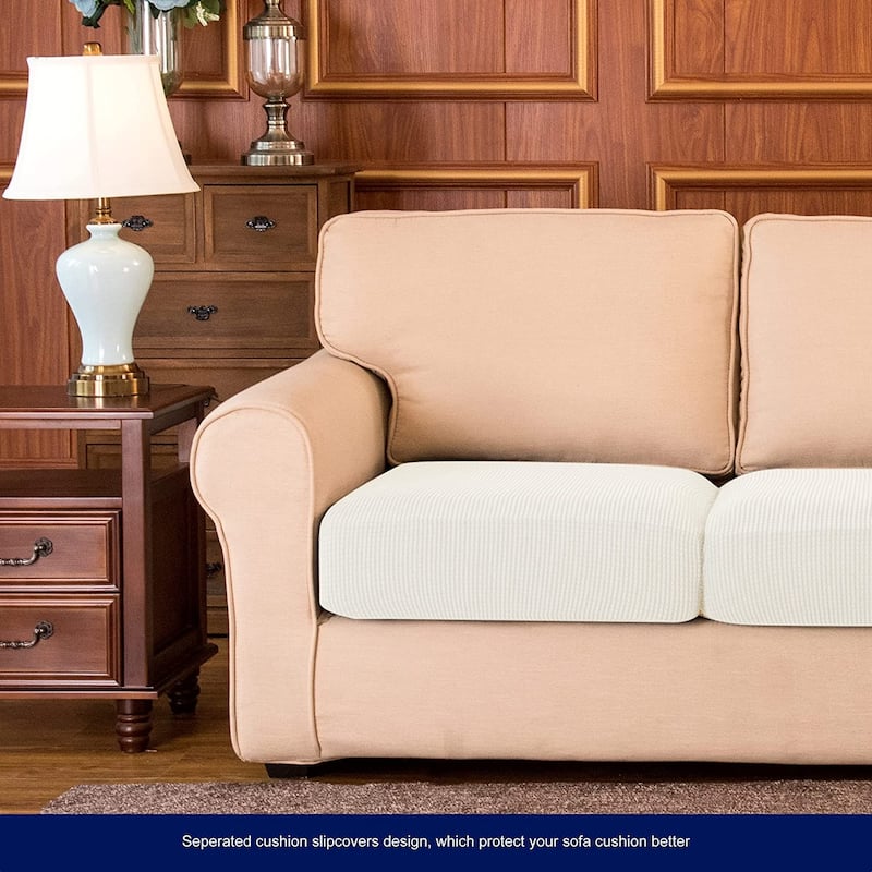 Subrtex Stretch Separate Sofa Cushion Slipcovers (1/2/3 PCS)