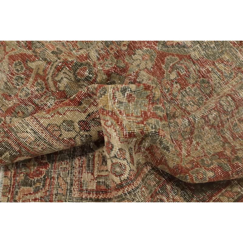 Hand Knotted Oriental 100% Wool Carpet Traditional Floral Oranges & Rust Bakhtiari Area Rug - 6' 5'' X 4' 2''
