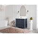preview thumbnail 12 of 128, Willow Collections 36 in x 22 Aberdeen Freestanding Left Offset Sink Bathroom Vanity with Quartz or Marble Countertop