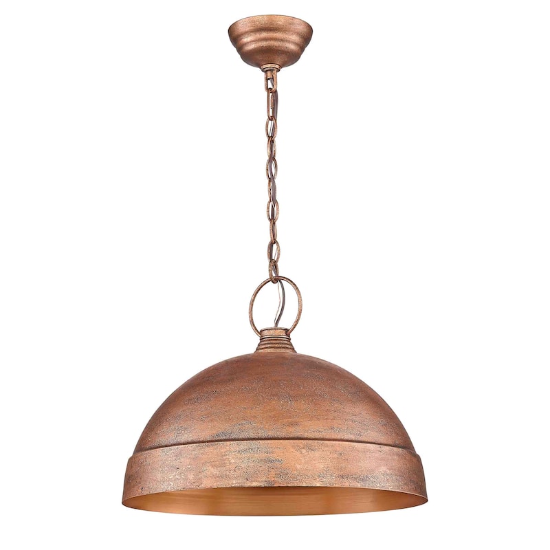 Golden Lighting Lincoln 1-light Pendant in Vintage Copper - Vintage Copper