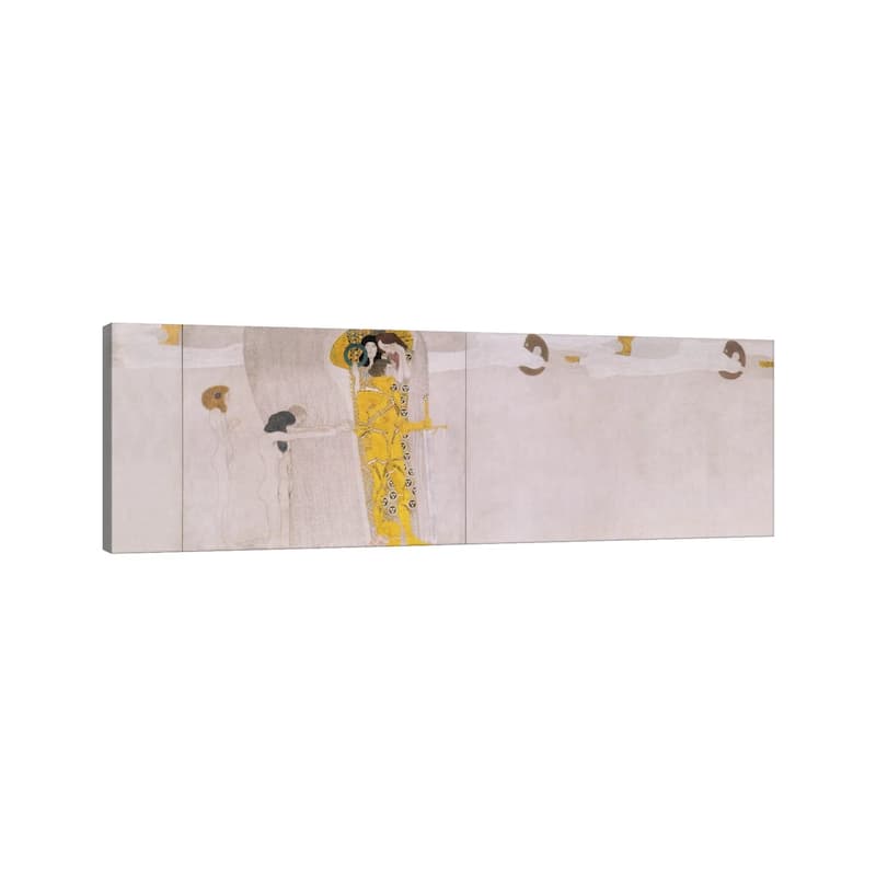 iCanvas "The Beethoven Frieze (The Hostile Forces)" by Gustav Klimt Canvas Print