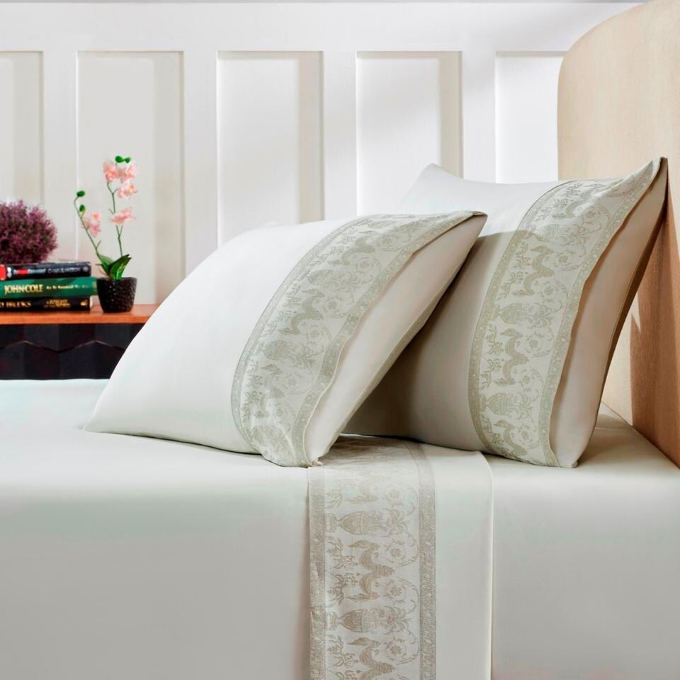 Twin/Full/Queen/King Size Bed Sheet Set Fitted Sheet Bottom Sheets Pillowcase 