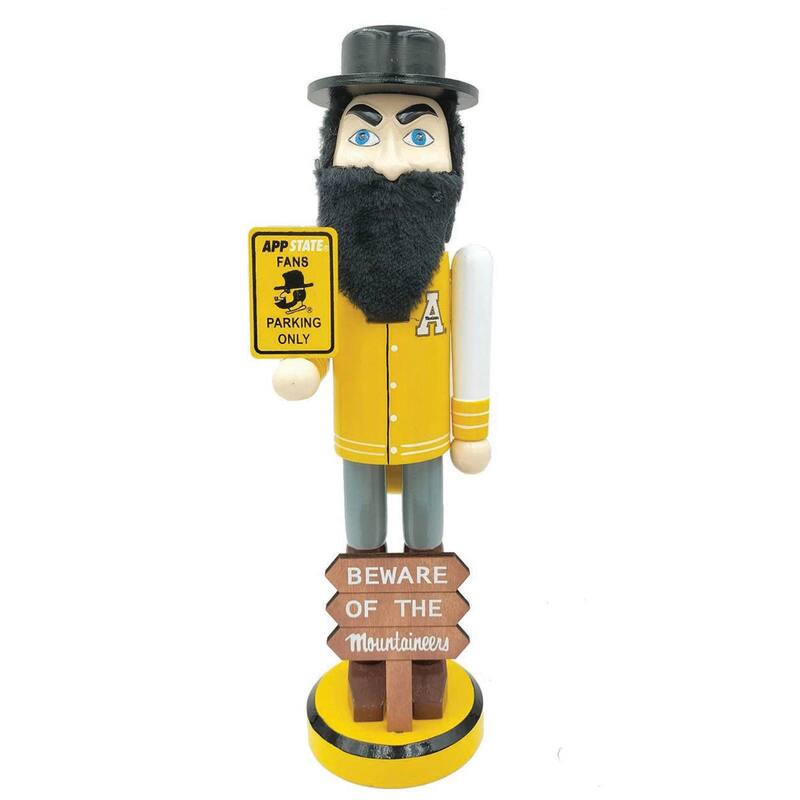 12" Appalachian State Beware of the Mountaineers Nutcracker