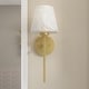preview thumbnail 2 of 7, Acroma 1-light Modern Glam Gold Wall Sconce Bathroom Wallchiere