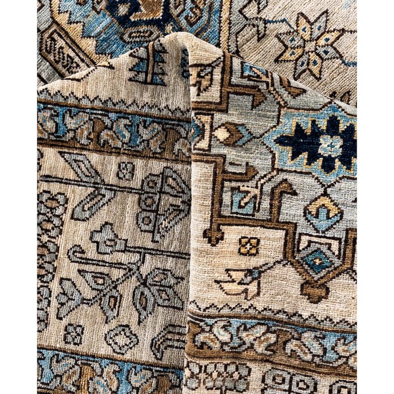 Serapi One-of-a-Kind Hand-Knotted Area Rug - Beige - 9' 0" x 12' 0"