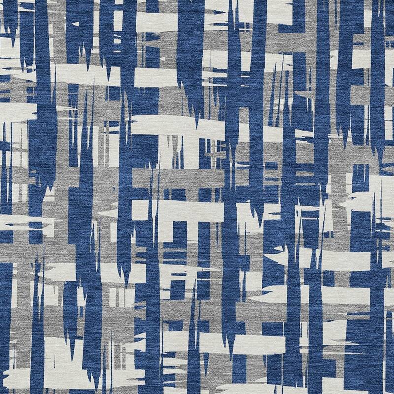 HomeRoots Striped Transitional Rectangle Outdoor Rug