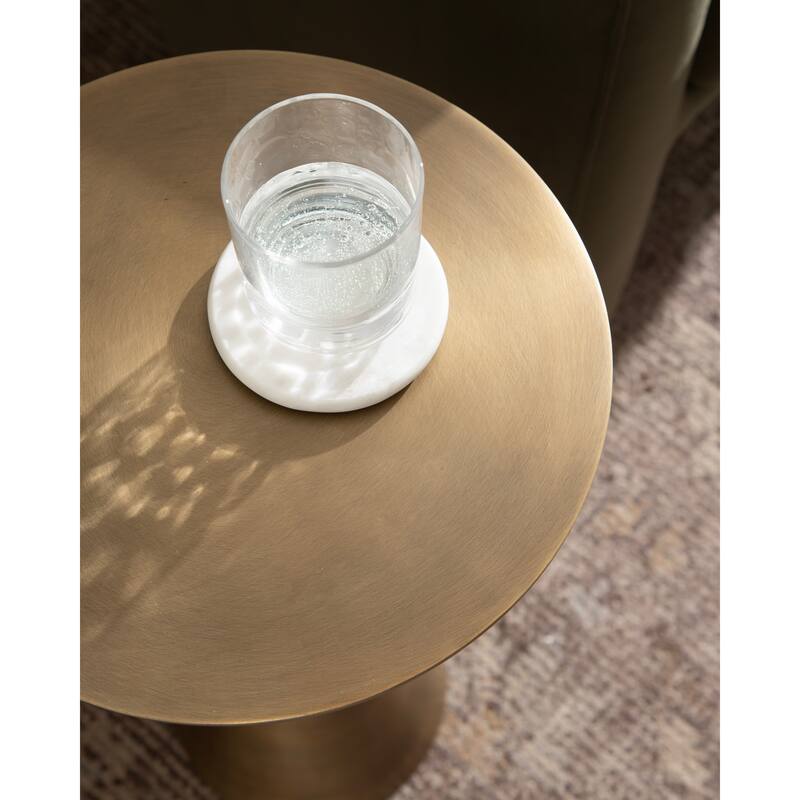 Kate and Laurel Zavalia Metal Side Table - 13x13x22
