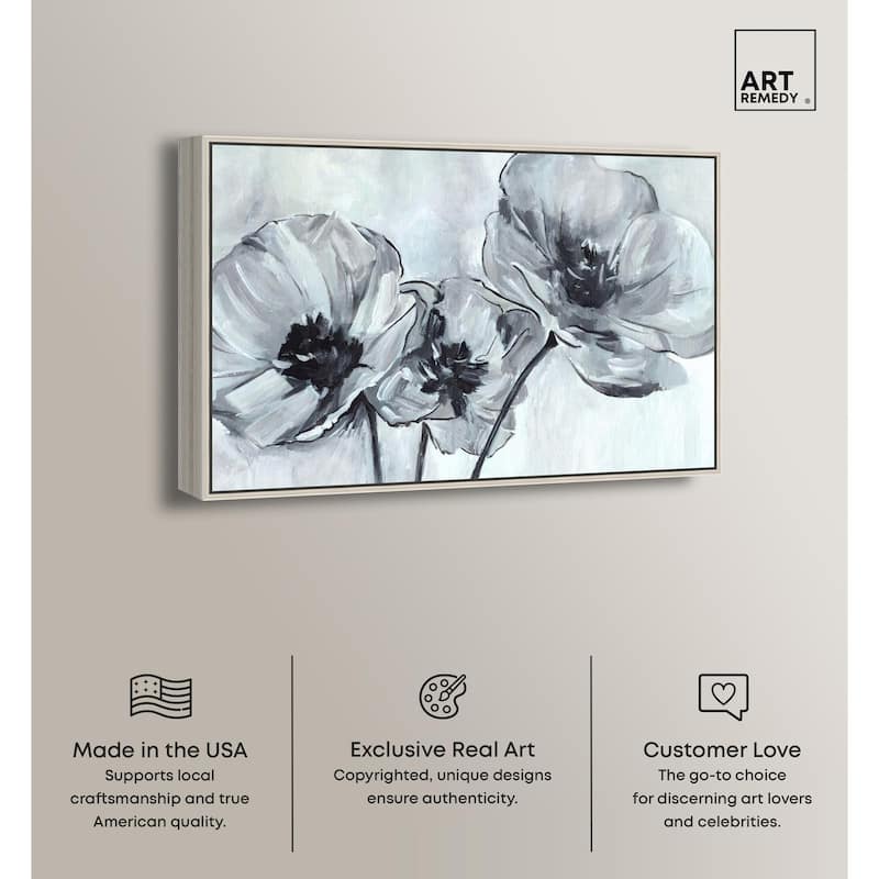 Flower Impressions Canvas by Art Remedy