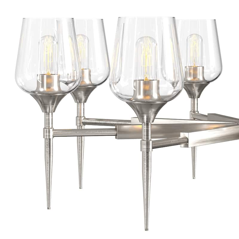 8 - Light Dimmable Classic Traditional Chandelier