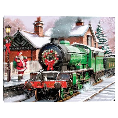 Steam Train by The Macneil Studio Canvas Art Print