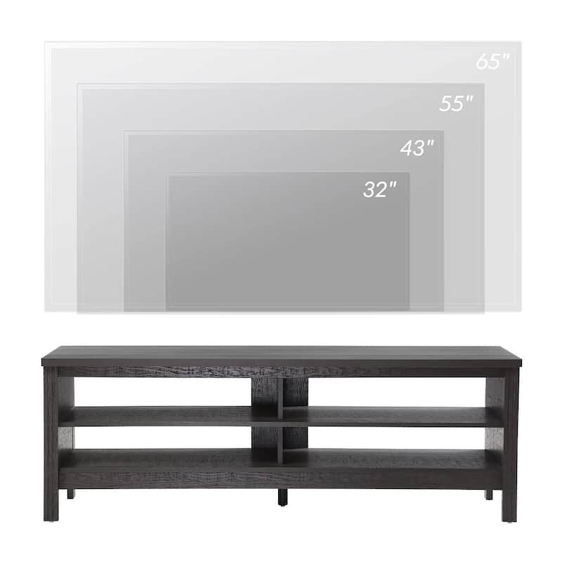 LED TV Stand Wood Entertainment Center