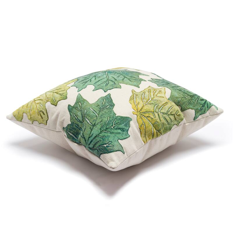 Liora Manne Visions IV Leaf Toss Indoor/Outdoor Pillow