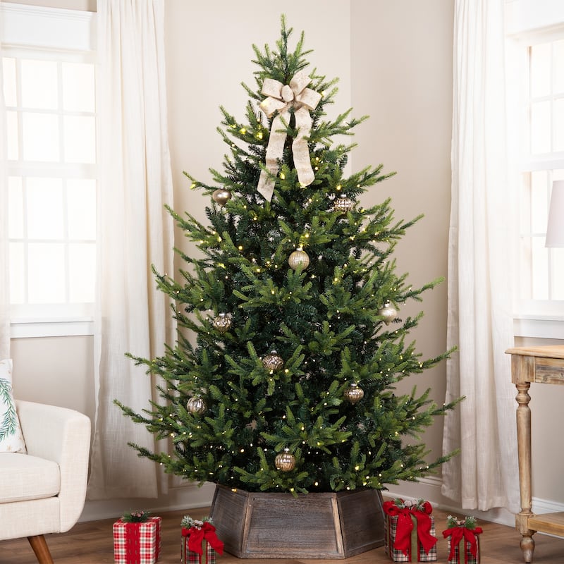 Real Touch™ Elite Pre-Lit Glenmora Pine IPT Artificial Christmas Tree - 6' Dual Color LED - 6 Foot