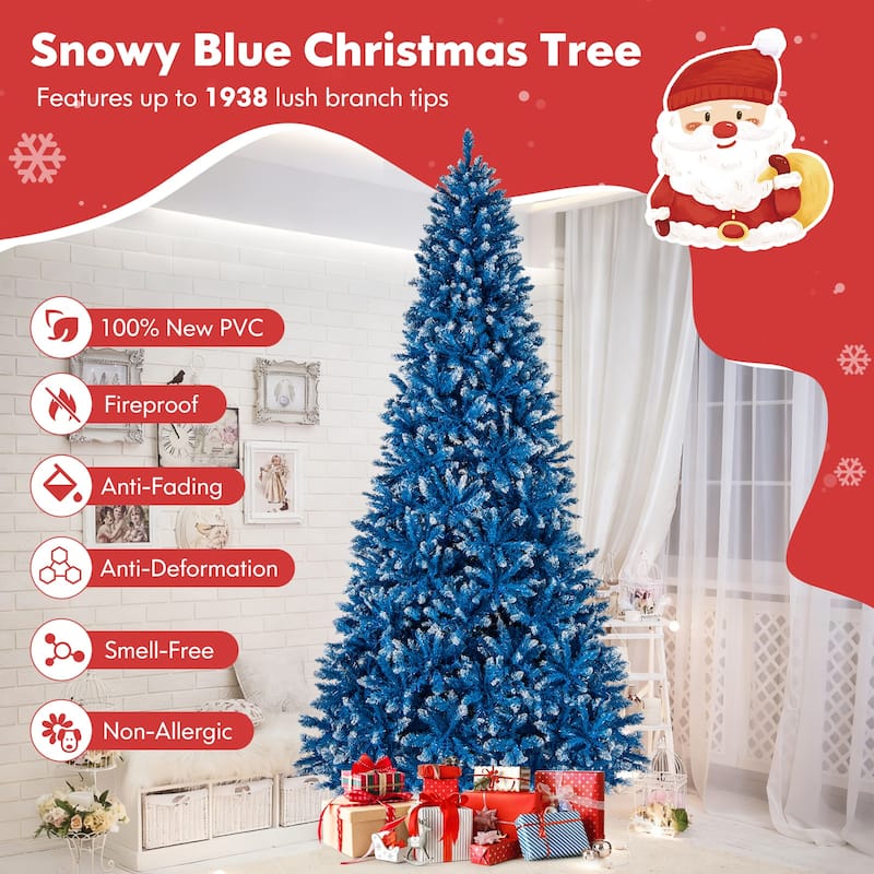 Costway 6/7/8/9 FT Artificial Christmas Tree, with 270/340/420/520 - See Details
