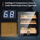 preview thumbnail 5 of 6, 300 Cigar Cooler Humidor with Hygrometer