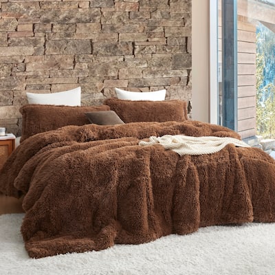 Lion Mane - Coma Inducer® Oversized Comforter Set - Golden Brown