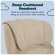 preview thumbnail 69 of 86, Serta Hannah Office Chair with Headrest Pillow, Adjustable Ergonomic Desk Chair with Lumbar Support