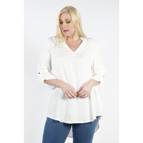 gauze tops plus size