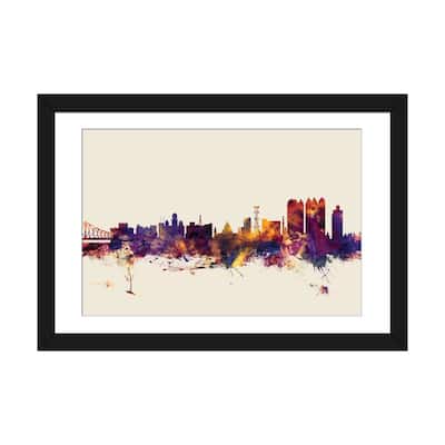 iCanvas "Kolkata (Calcutta), India On Beige" by Michael Tompsett