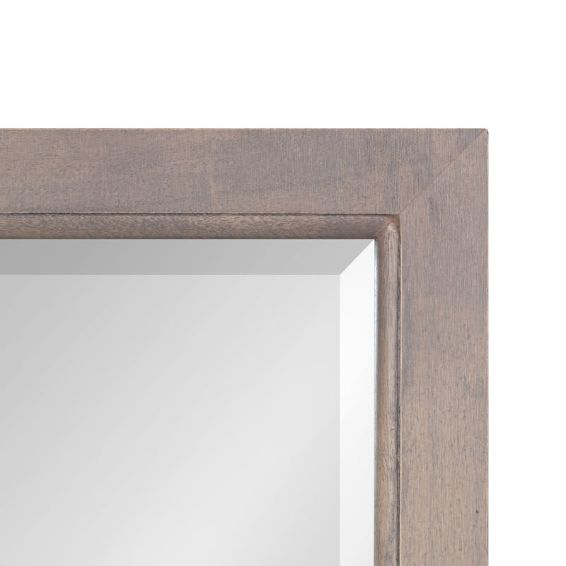 Kate and Laurel Hogan Wood Framed Wall Mirror