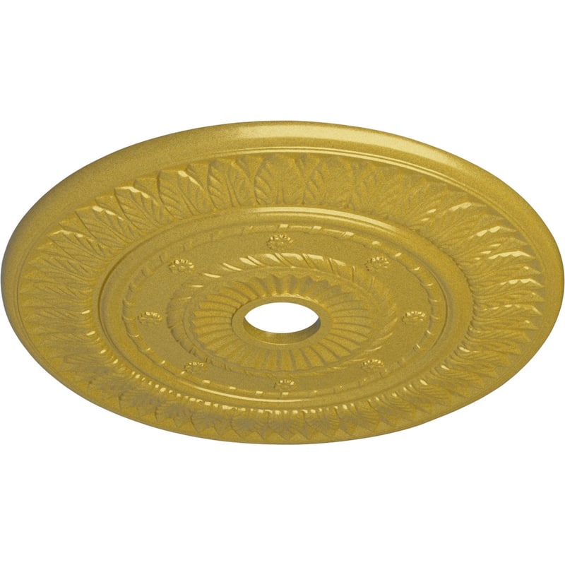 26 3/4"OD x 3 5/8"ID x 1 1/8"P Leaf Ceiling Medallion