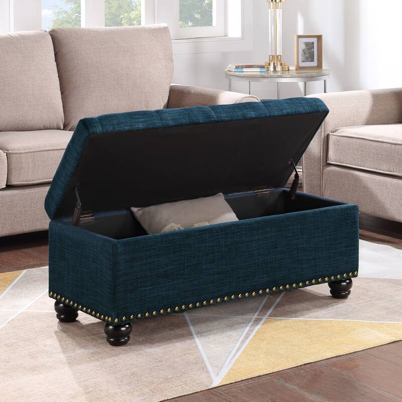 Convenience Concepts Designs4Comfort 9th Avenue Storage Ottoman Bench
