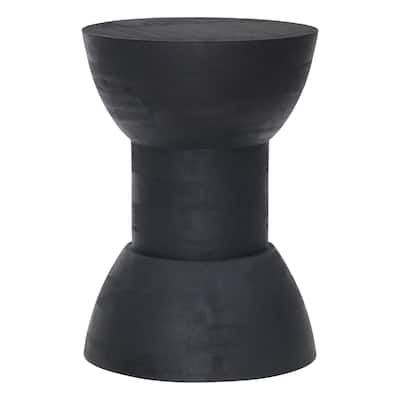 Wisdom Side Table Black - 12.8" W x 12.8" D x 18.5" H
