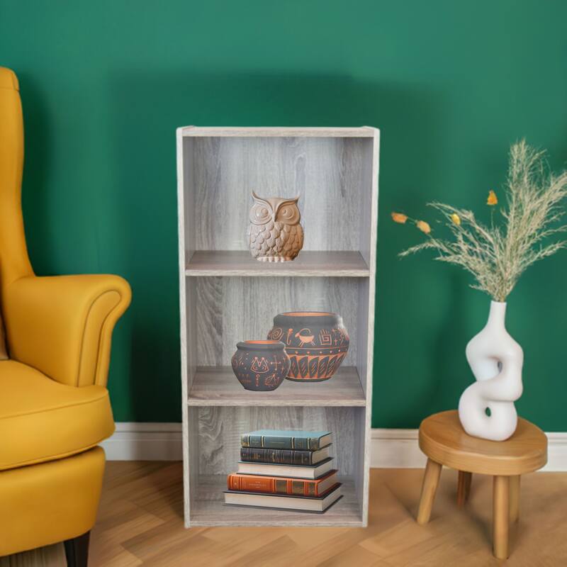 Slide Logic 4 Tier 34"H x 16"W Bookcase