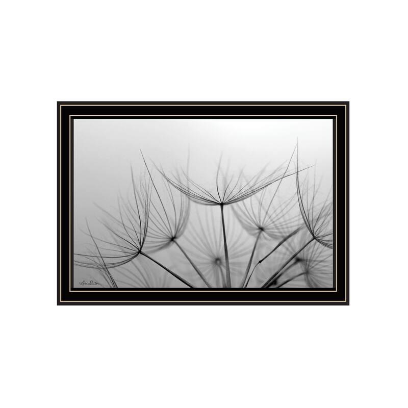 TrendyDecor4U Contemporary "Love is a Delicate Flower" Framed Print Wall Art - Multi