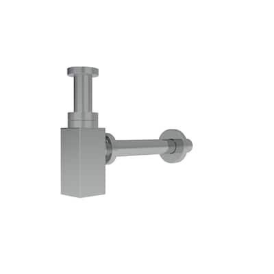 1.5" Square Bottle Adjustable Decorative P-Trap